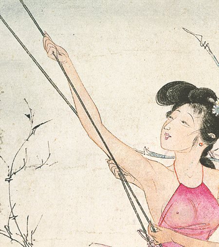昌吉-胡也佛的仕女画和最知名的金瓶梅秘戏图